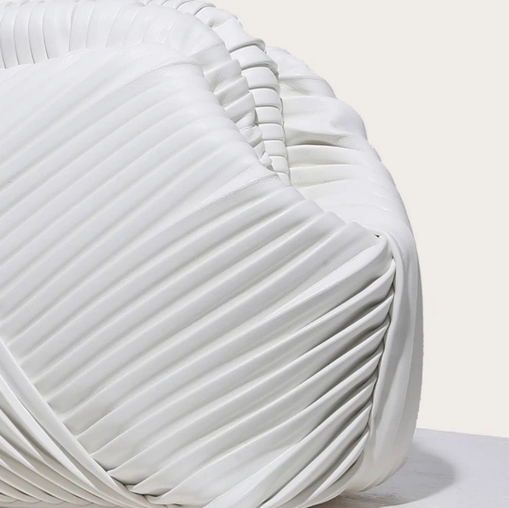 Minimalist Ruched Bag (Clutch) - Picture 3 of 6